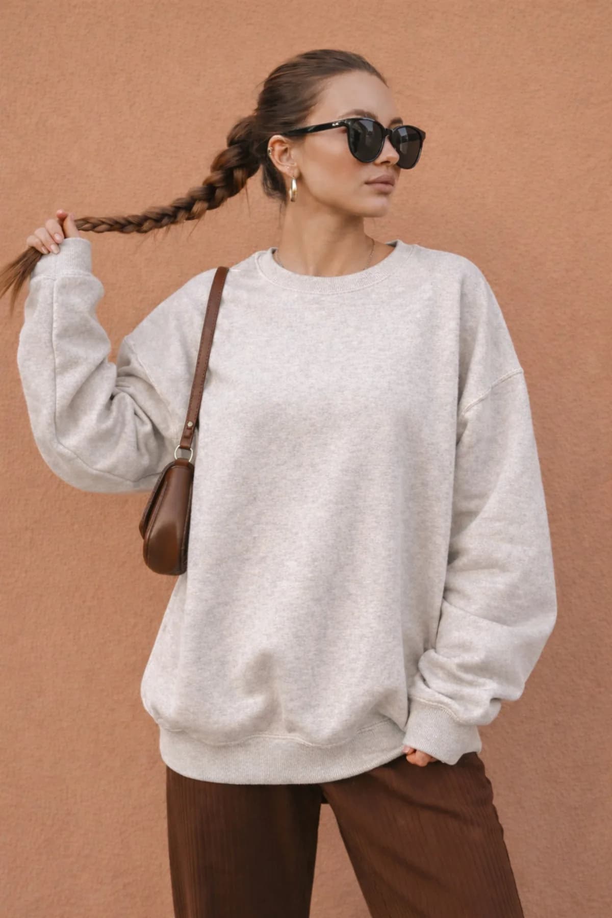 Kadın Pamuk Sweatshirt